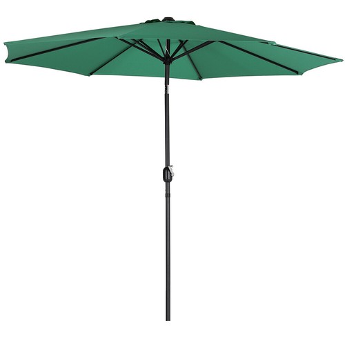 3M Round Garden Parasol Sun Shade Outdoor Patio Beach Umbrella Crank Tilt/Base - Picture 19 of 47
