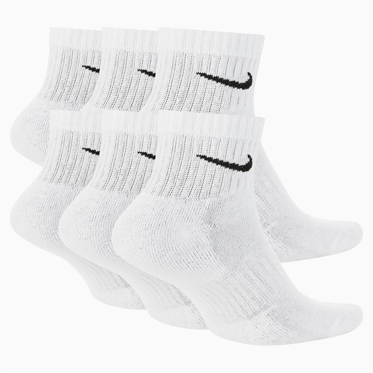 Nike Herren Everyday Cushion Ankle SX7667 Socken, Weiß (White/Black/100)