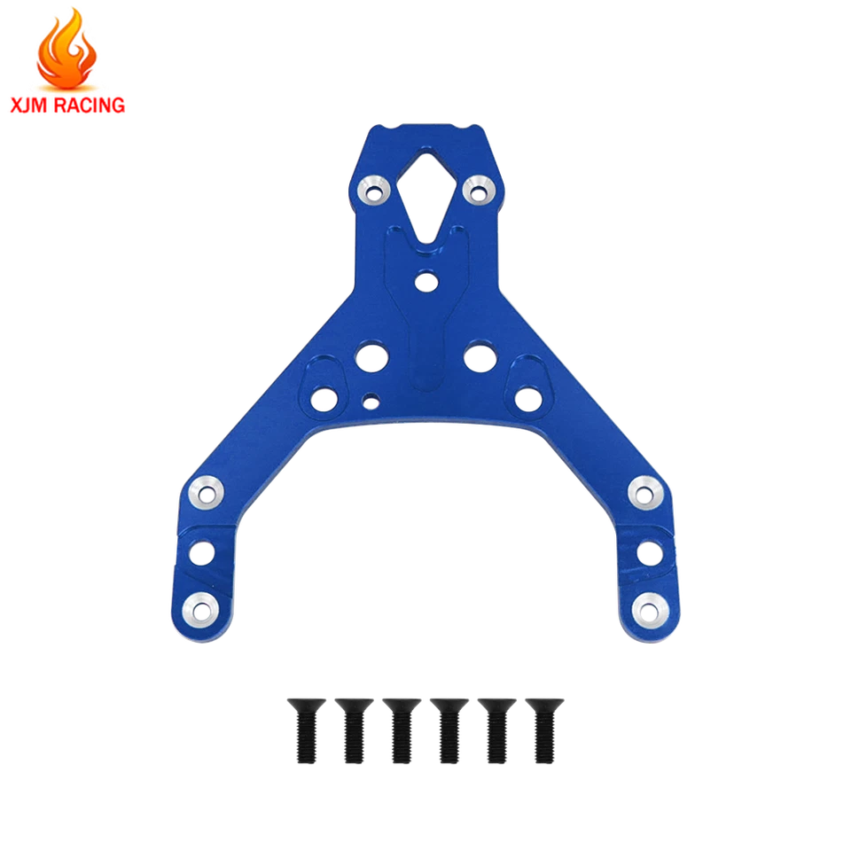 RC Alloy Front Upper Plate Kit Blue For 1/5 RC Buggy HPI BAJA RV KM 5B 5T 5SC - Image 3 of 4