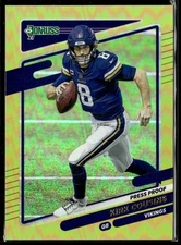 2021 Donruss #124 Kirk Cousins Press Proof Premium