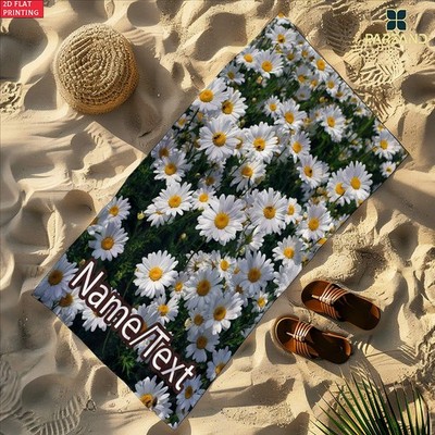 1pc Parzand 1pc Custom Name/Text Beach Towel - Extra Large Suitable for Swimmi