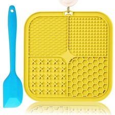 Lick Mat for Dogs, Large Dog Lick Mat with Suction Cups for Anxiety, Peanut B...