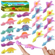 Easter Egg Stuffers-20 Pcs Slingshot Dinosaur Finger Toys, Small