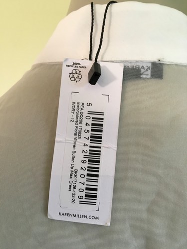 Karen Millen Embroidered Woven Maxi dress size 12 NWT - Picture 13 of 13