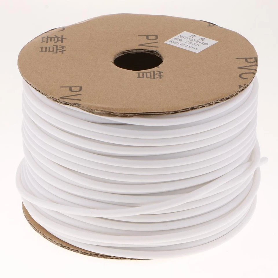 Blesiya Inner Dia.0.14" Wire Marking PVC Tube Sleeve Cable Marker 295ft - Image 2 of 4