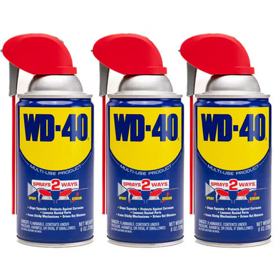 8 Oz. Classic Formula, Multi-Purpose Lubricant Spray with Smart Straw (3-Pack)