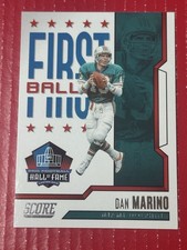 2023 Score First Ballot Insert Dan Marino #10 Miami Dolphins Legendary QB HOF