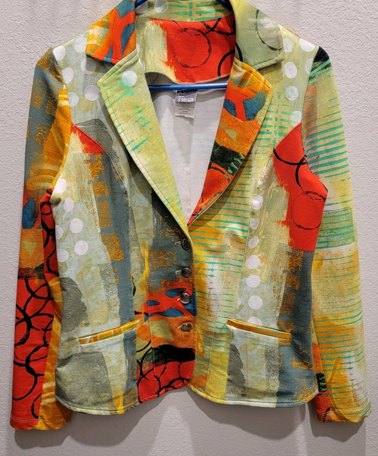 Simply Art By Dolcezza Jacket  Multi Abstract, X … - image 1