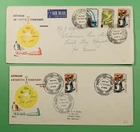 DR WHO 1960s AUSTRALIAN ANTARCTIC TERRITORY (2) FDC COMBO R75258