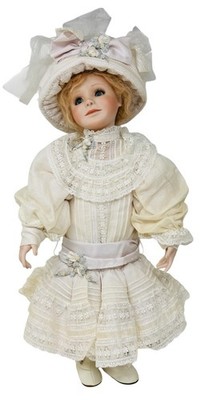 20'' MARNEY, VICTORIAN GIRL, VLASTA DOLLS, L.E.  72/250, BISQUE PAT THOMPSON 1988