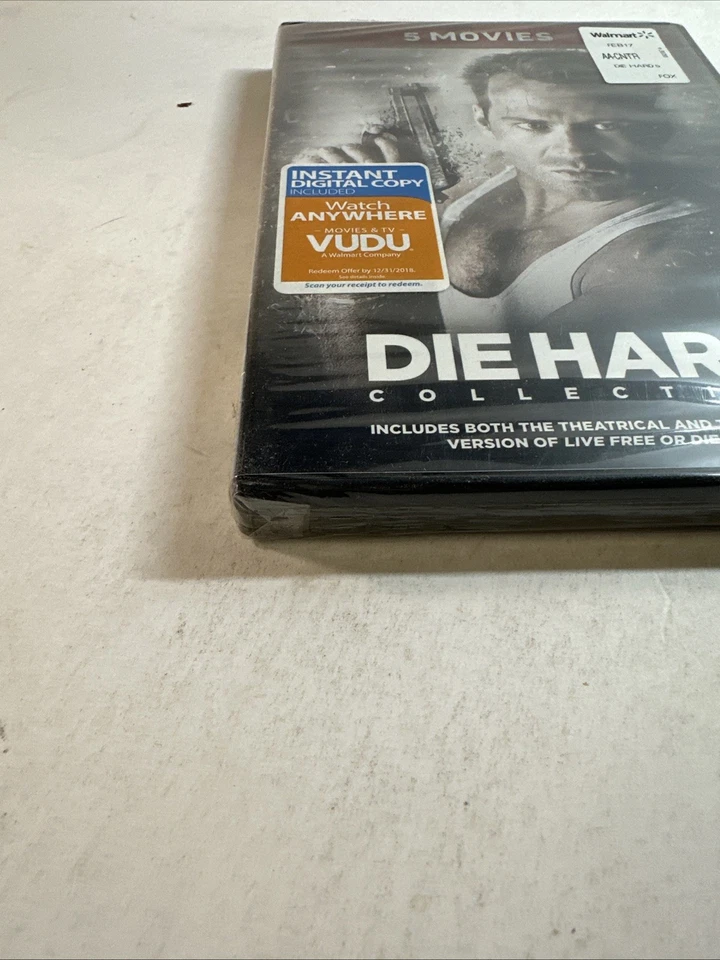 Die Hard Complete Bruce Willis Movie Series 1-5 Collection DVD Set NEW SEALED - Image 2 of 2