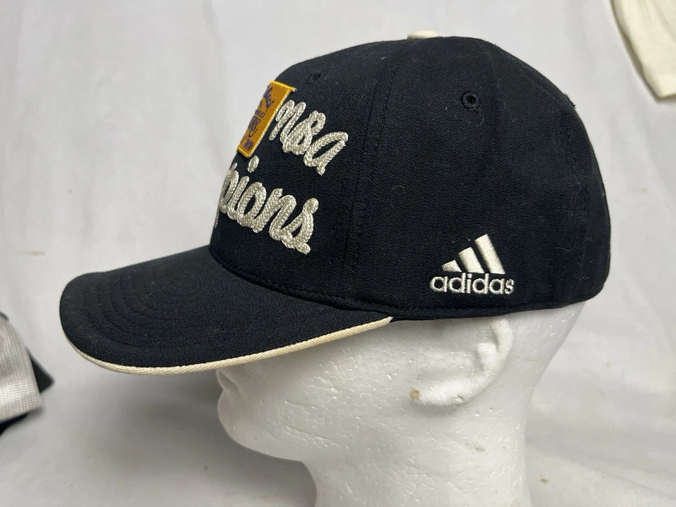2010 LA Lakers NBA Champions Adidas Locker Room Fitted Hat - Image 3 of 4