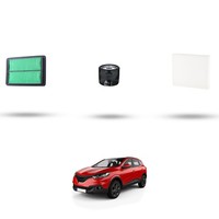 Hoffcar Wartungskit 3 Filter FüR Renault Kadjar 1.5 Dci 81