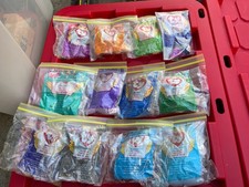 1998 Complete Set of 12 TY Beanie Babies McDonald  s Happy Meal Toys NIP