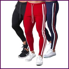 Men Joggers Casual Pants Skinny Sweatpants Workout Male Trousers Sportswea