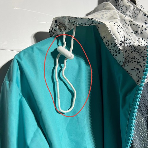 Tipsy Elves Windbreaker Jacket Hooded Adult Large Colorful Retro Full Zip - Picture 9 of 9