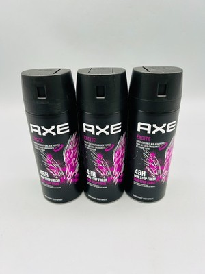 Axe Excite Deospray Deodorant Bodyspray 3x150ml NEU