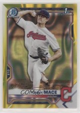 2021 Bowman Draft Chrome Yellow Lava Refractor 43/75 Tommy Mace #BDC-111 08y1