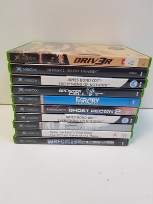 10 x Microsoft Original Xbox Spiele Restposten