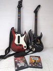 PS2/PS3 Guitar Hero Bundle Legends Of Rock & Greatest Hits 2 Guitars Kramer/Red