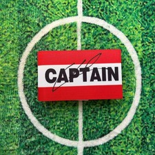Christian Panucci Of Italy, Milan, Madrid & Inter Signed Captain Armband wCOA