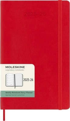 Moleskine Classic 18 Month 2025-2026 Weekly Planner, Soft Cover Calendar