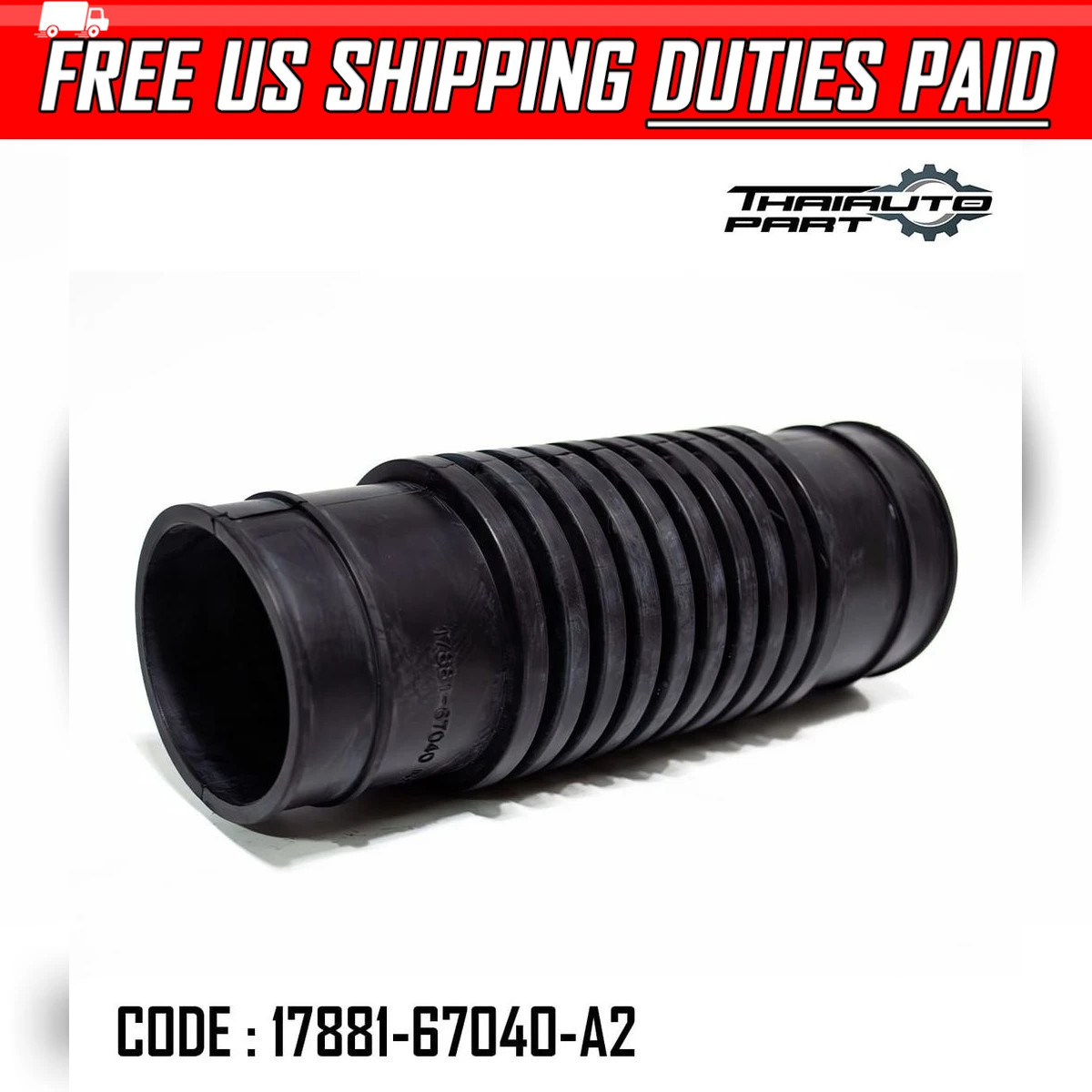 FIT 1993-95 Toyota Hilux 4Runner 1Kz-Te Air Cleaner Intake Hose