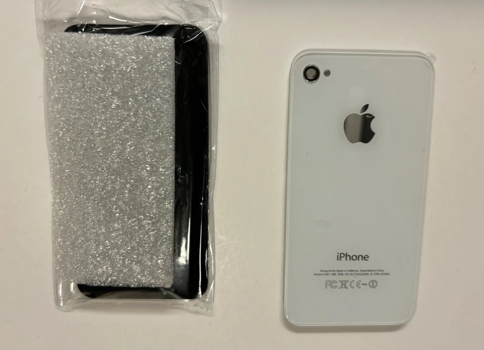 NUEVO Apple iPhone 4s Blanco Vidrio Trasero-NUEVO Teléfono Verizon Sprint CDMA Foto 2 de 4