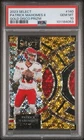 2023 Panini Select Premier Level Patrick Mahomes 140 Gold Disco Prizm /10 PSA 10
