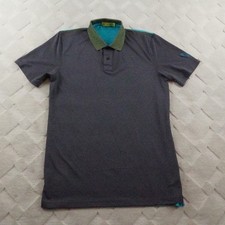G/Fore Polo Shirt Mens Medium Performance Stretch Golf Preppy