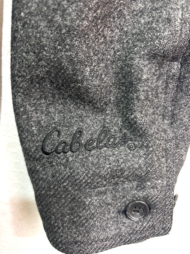 Cabelas большой высокий LT 100% шерсти тяжелый зимнее пальто Thinsulate изоляции охоты - Изображение 3 из 4