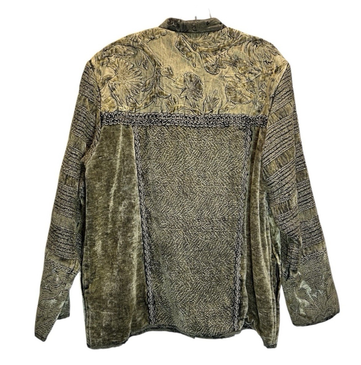 Flashback Mandarin Tapestry Patchwork Gold Black … - image 2