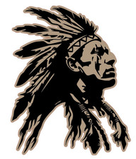 Native American Logo All Weather Vinyl Sticker/Decal Native Ver 2