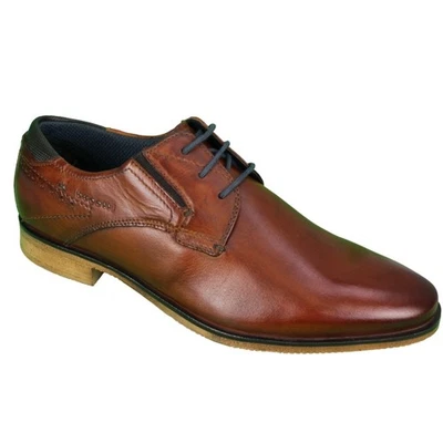 Bugatti Herren Schuhe Schnürschuhe braun unifarben 311 25101 1100 6300 cognac - Bild 1 von 4
