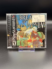 Breath of Fire IV 4 (Sony PlayStation 1, 2000) PS1 Capcom RPG, CIB Complete