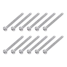 Machine Screws (M1.6x16mm) 100Pcs, Phillips Cross Pan Bolts 304 Stainless Steel
