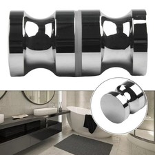 Elegante pomello maniglia porta doccia bagno in lega di zinco perfetto per porte scorrevoli