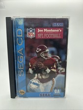 Joe Montana's NFL Football (Sega CD, 1993) Authentic, Tested, Works! CIB