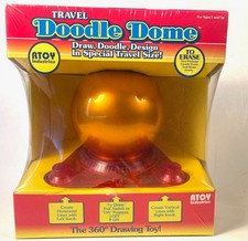 Rare Vintage RTOY 1991 Travel Doodle Dome Globe Toy. Brand New, sealed.  In USA.