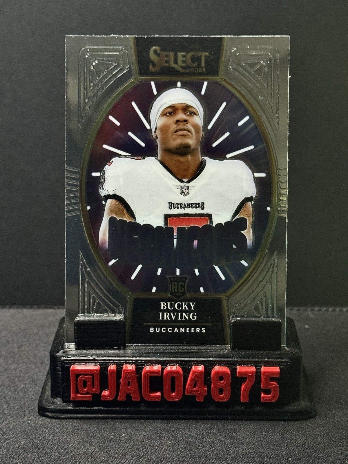 2024 Panini Select - Neon Icons Bucky Irving #12 (RC)
