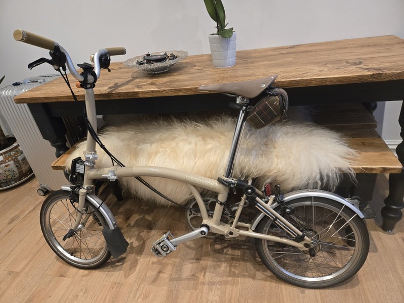 Brompton x Barbour Limited Edition Folding Bike – Rare – Great Condition