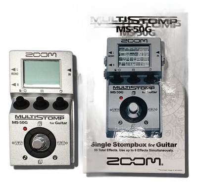ZOOM MS-50G Multi-Effektprozessor Effektpedal getestet & funktioniert 10384