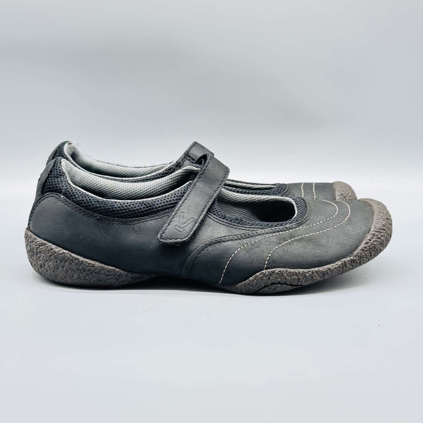 Scarpe Keen donna taglia 9 5 nere pelle Mary Jane comode da passeggio casual