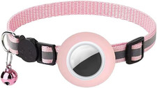 Tracker-Ready Breakaway Cat Collar No Tracker Included - Detachable GPS Holder