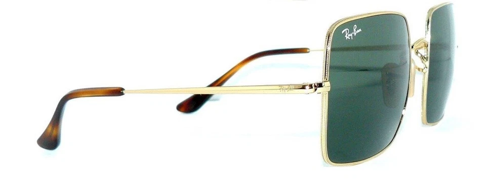 Ray Ban SONNENBRILLE GOLD GRÜN Square RB 1971 9147/31 DAMEN BRILLE HERREN 1972 - Bild 2 von 4