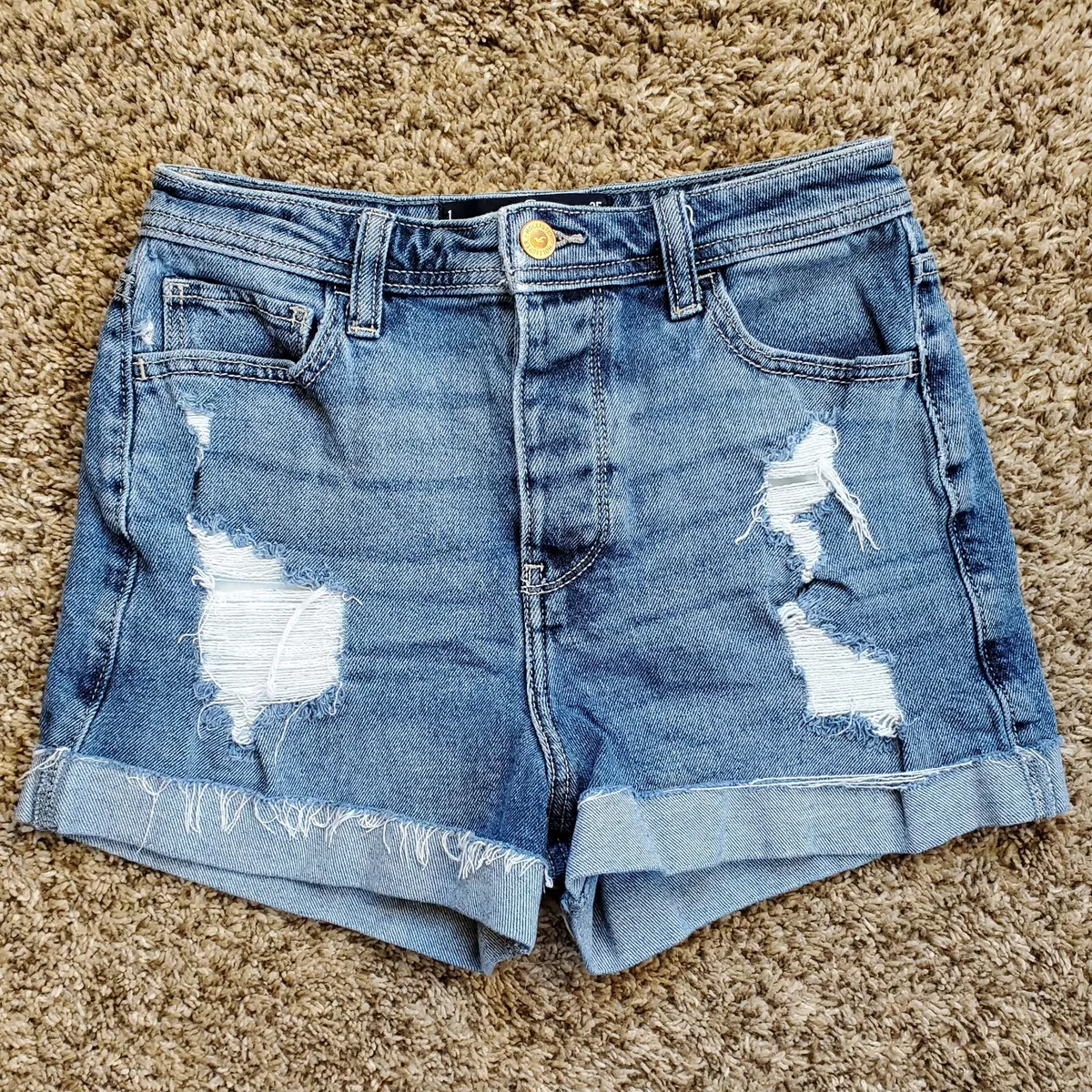 Hollister ultra high shop rise shorts