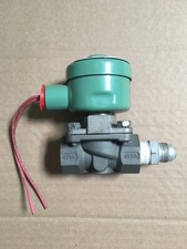 asco red hat solenoid valve 8211C87, SS body 1/2 NPT, 125 PSI, 120 vac