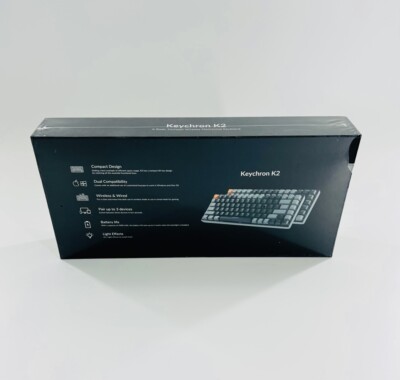 NEW KEYCHRON K2 BLUETOOTH WIRELESS KEYBOARD BLACK/MULTI SEALED