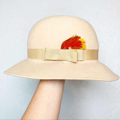 Doeskin Felt 100% Wool Hat Vintage | eBay display picture 3