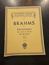 Brahms - Variations - Piano - vol. 1451